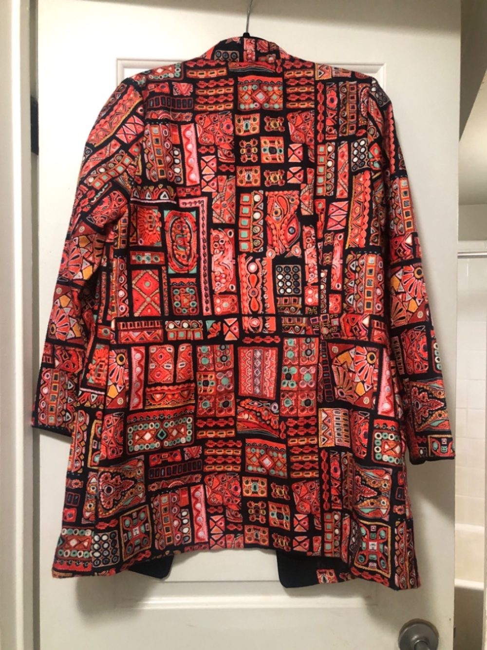 Floryday women's patterned jacket. Size M NWT - Picture 3 of 6